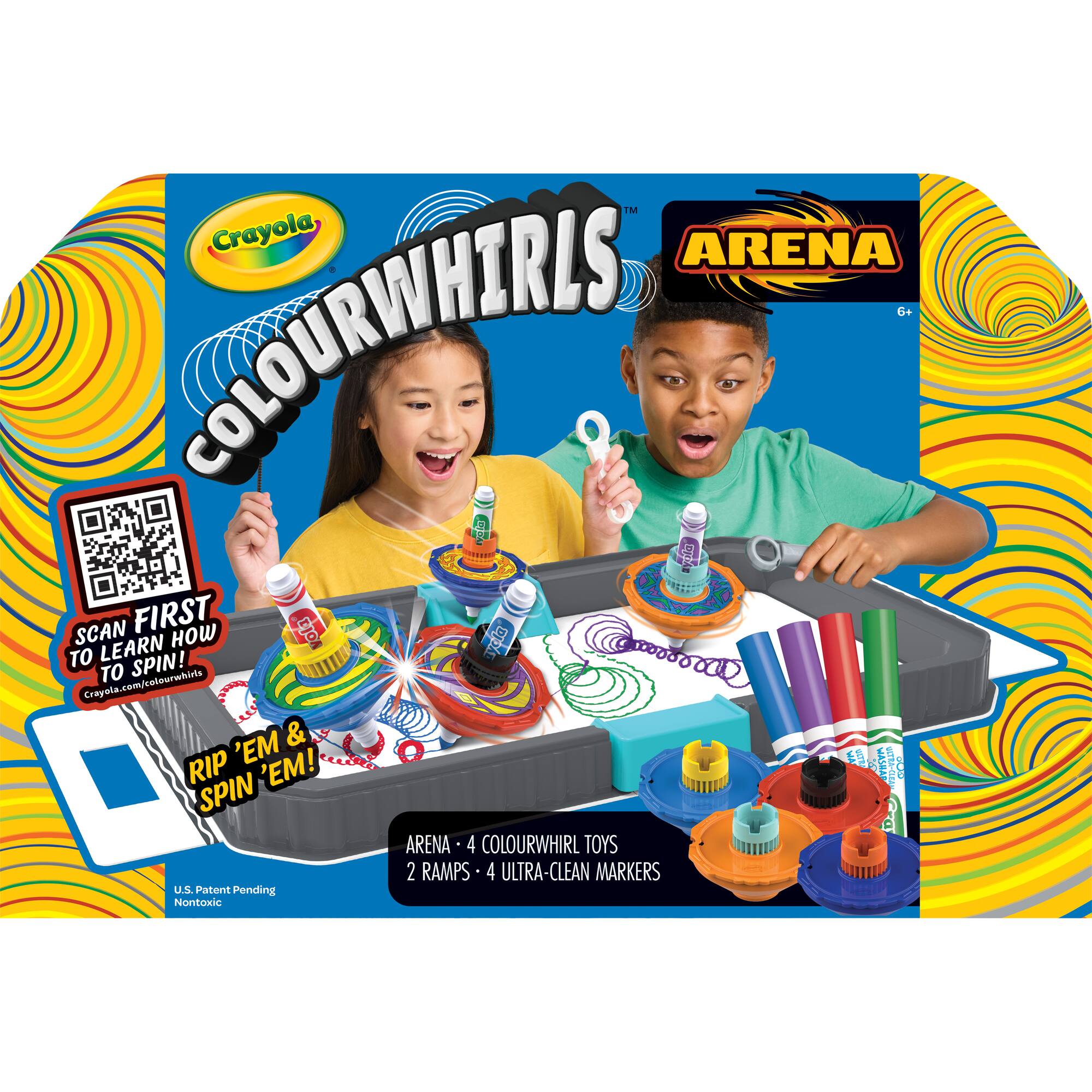 Crayola® Colourwhirls Arena Set, 4ct.